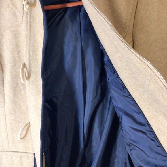 COPY - Tommy Hilfiger coat women’s size large brown wool duffle trench jacket - Picture 13 of 13